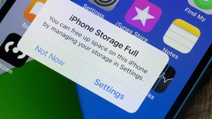 cara hapus file sampah di iphone